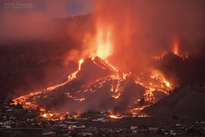 Lava in La Palma